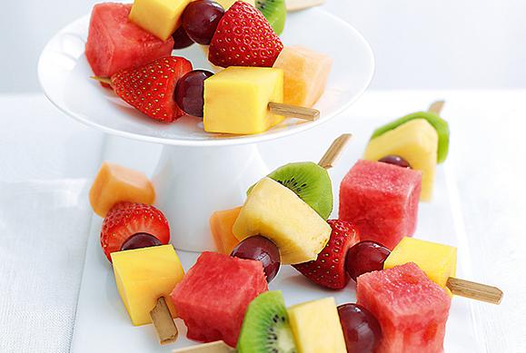 Fresh Fruit Skewers