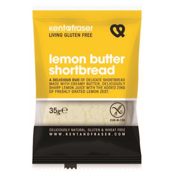 Gluten Free Lemon Butter Shortbread (14pks)